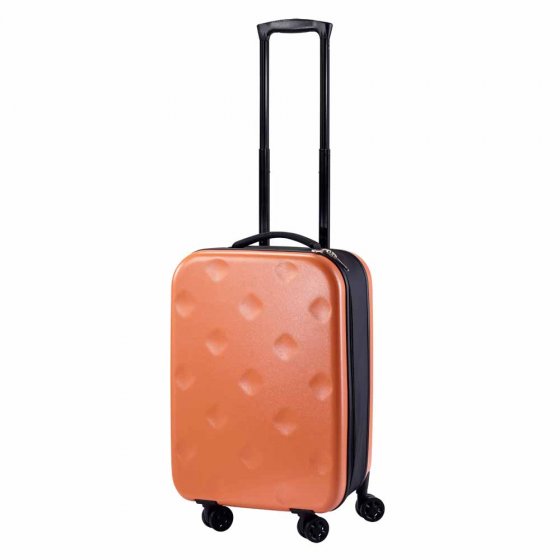 Valise ultra plate à roulettes Orange
