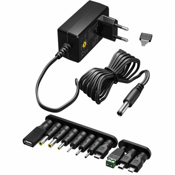 Adaptateur secteur universel 1,5 A 