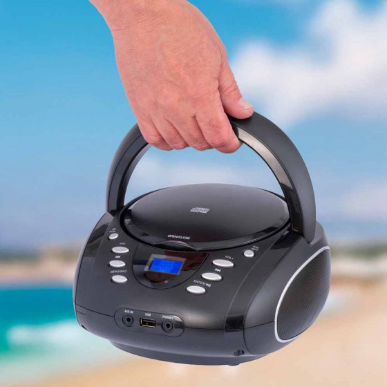 Lecteur de CD portable avec radio DAB+ 