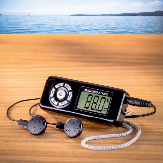 Votre cadeau : une mini-radio avec ses écouteurs