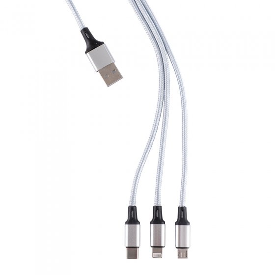 Câble de charge USB 3 en 1