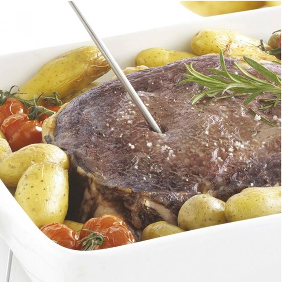 Spatule de cuisine avec thermomètre
