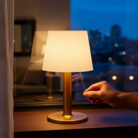 Lampe de table solaire "Duo-Power" 