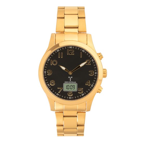 Montre-bracelet radio en or 