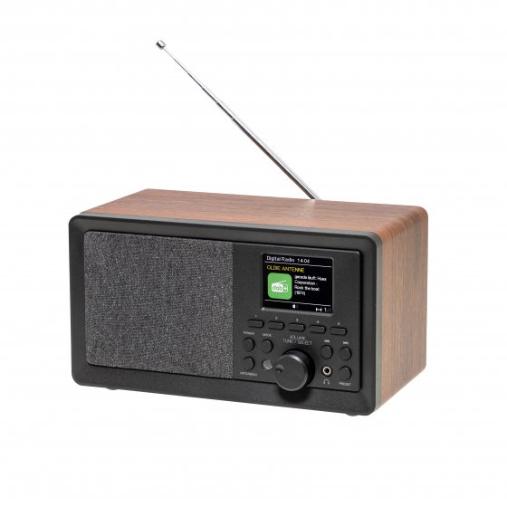 Radio rétro DAB+ aspect bois 