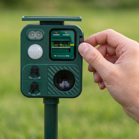 Répulsif solaire ultra-flexible pour animaux 