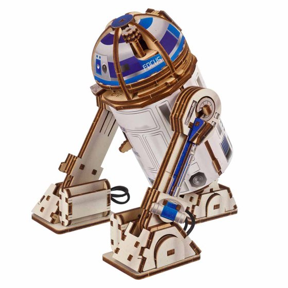 Maquette en bois de R2-D2 