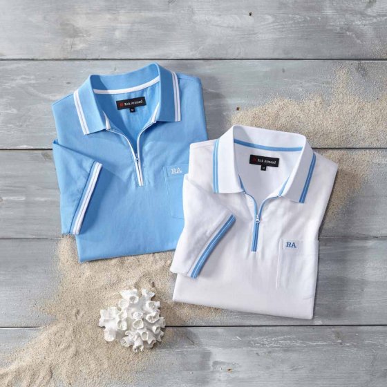 Chemise zippée en jersey 