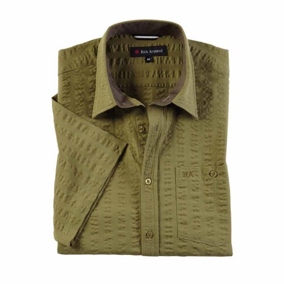 Chemise en seersucker de coton en lot 