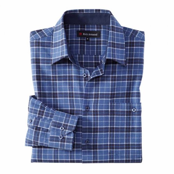 Chemise en flanelle de coton