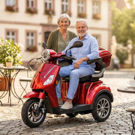 E-Mobil YOGI-IQ, 3-Rad Blei-Akku Rouge