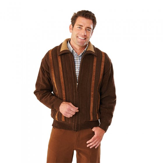 Blouson en maille chenille 