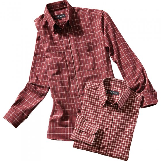 Chemises à carreaux par 2 XXL | Bordeaux