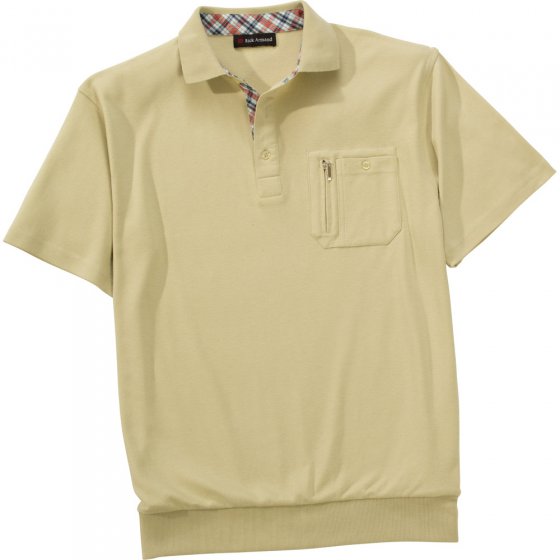 Polo confort, lot brique + beige 