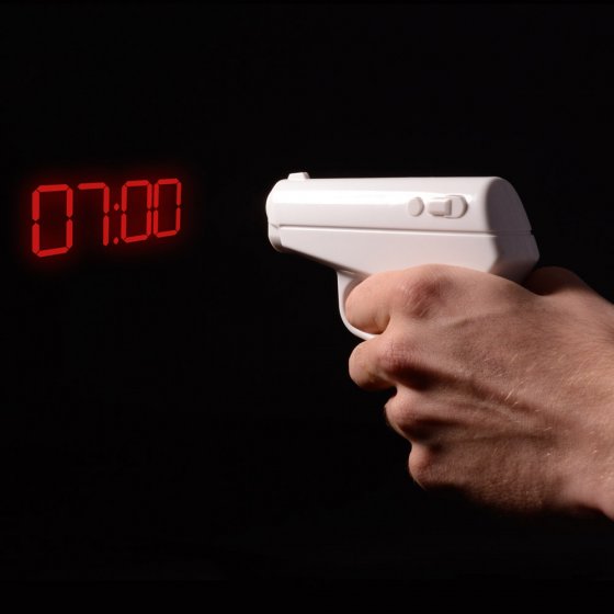 Réveil à projection "Pistole" 