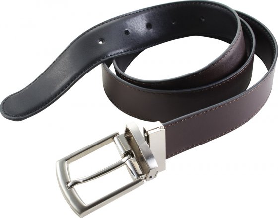 Ceinture en cuir réversible 