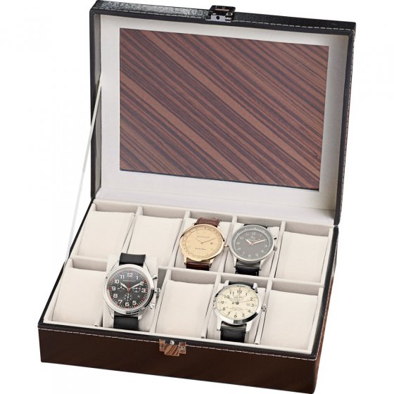 Coffret pour montres en cuir 