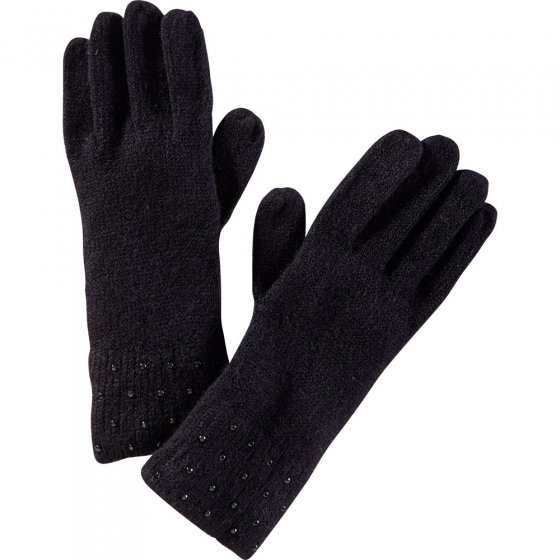 Handschuhe,Strick,Strass,schwa 