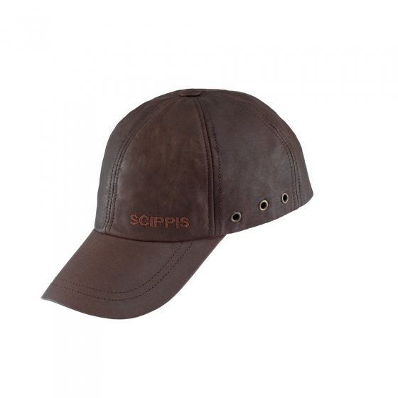 Casquette à visière en cuir « Scippies »