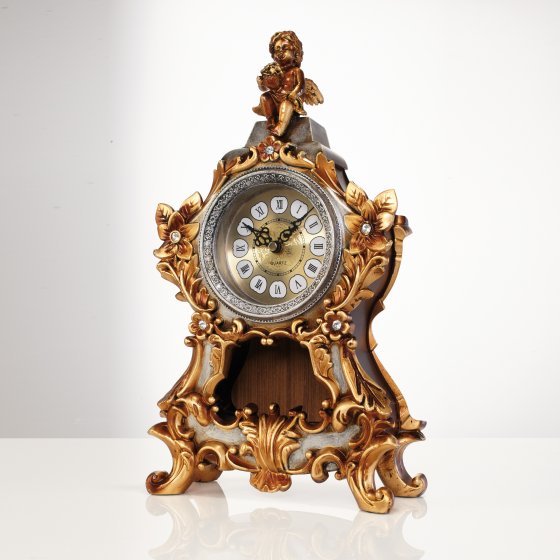 Horloge de cheminée radio-pilotée "chérubin"