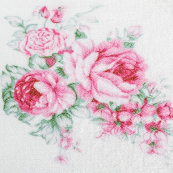 Coussin de siège à motif de roses 