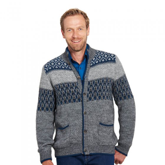 Cardigan mélange alpaga