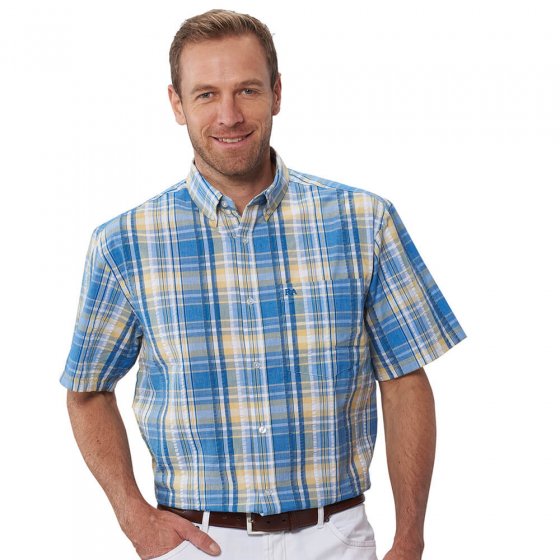 Chemise "Madras" en coton gaufré