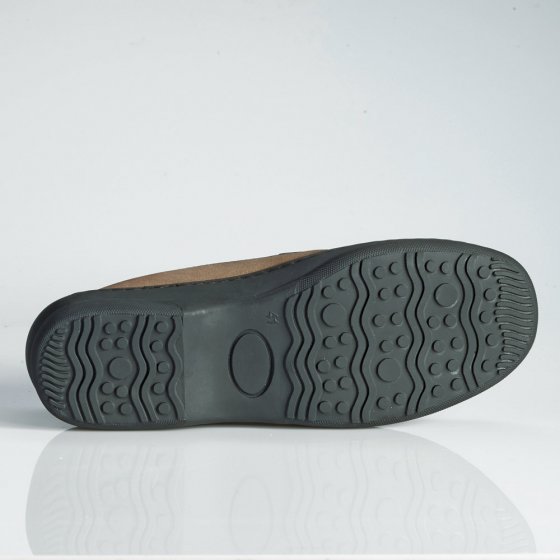 Chaussures en cuir velours