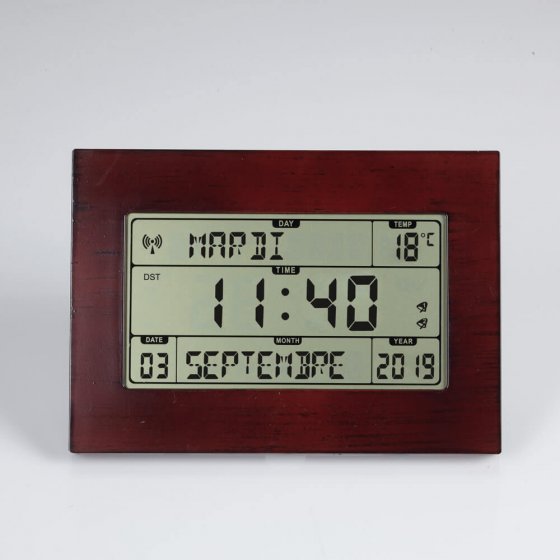 Horloge-calendrier radiopilotée