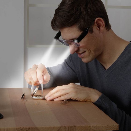 Lunettes best sale avec lumière