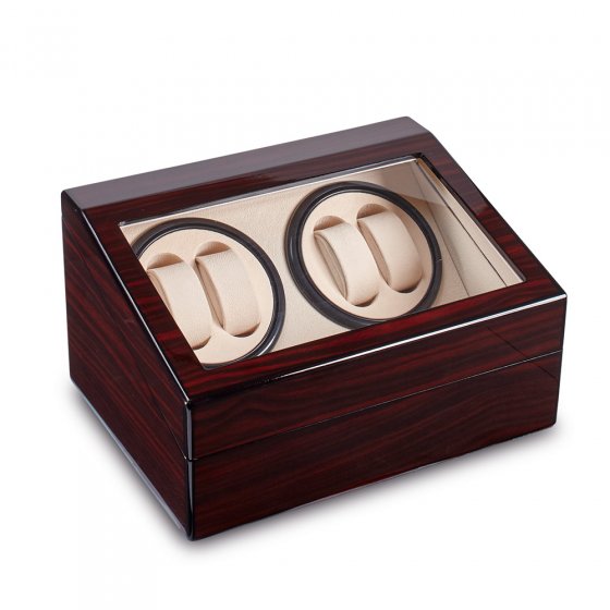 Remontoir en bois pour 4 montres