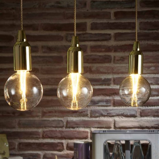 Trio de lampes sans fil  "Gold" Lot de 3  