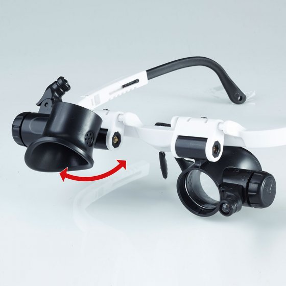 Lunette loupe sales avec led incorporée