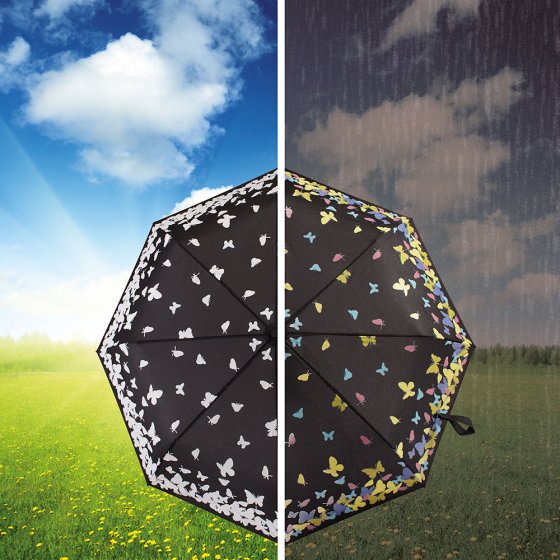 Parapluie de poche à couleur changeante 