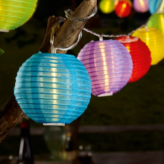 Guirlande lumineuse d'été 20 lampions 