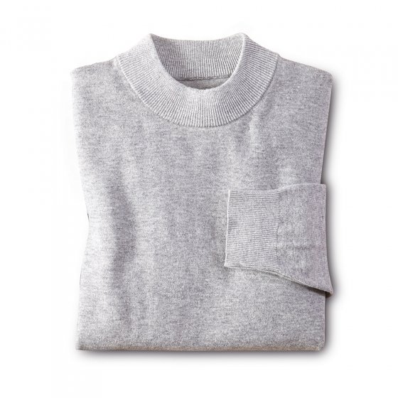 Pullover à col montant 