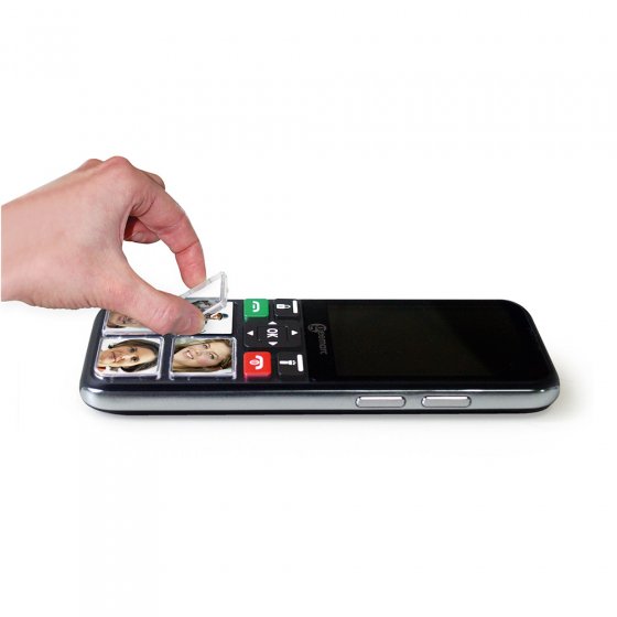 Téléphone portable avec touches photo 
