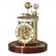 Pendule astrolabe laiton/acajou - 3