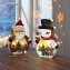 Set de 2 figurines de Noël LED - 3