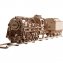 Maquette locomotive à vapeur en bois - 3