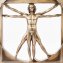 Statuette bronzée  "L'homme de Vitruve" - 3