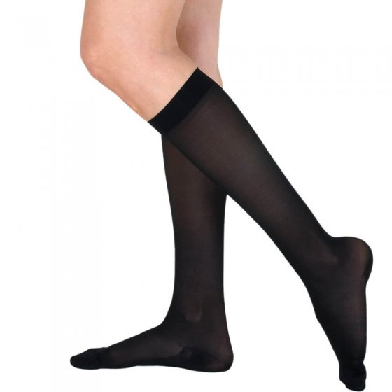 Chaussettes de contention "coton" XL | noir