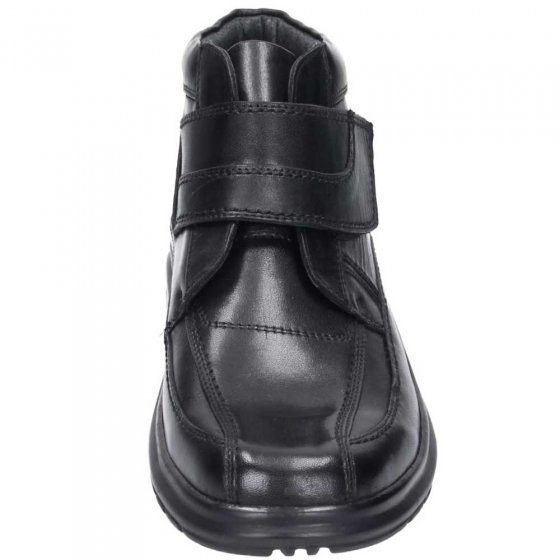 Bottines hommes confortables à patte auto-agrippante 46 | Noir