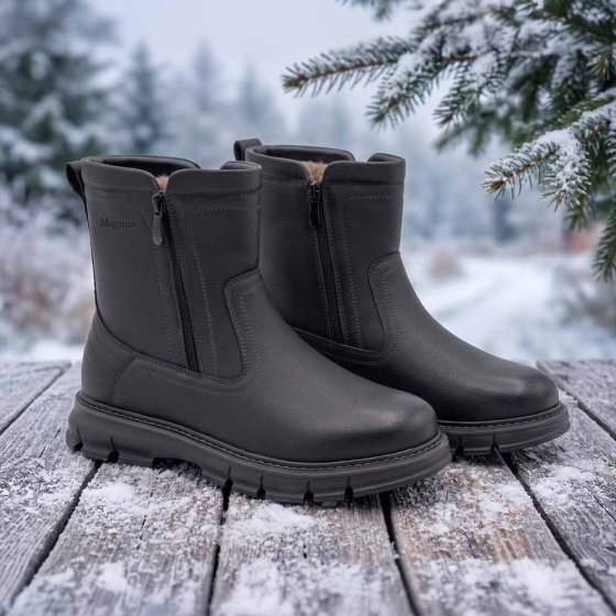 Bottines à double fermeture éclair 