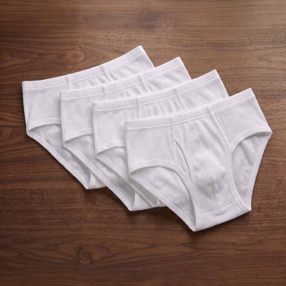 Slips fines côtes 3XL (58/60) | Blanc