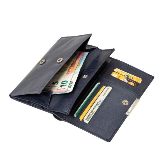Portefeuille en cuir pour femme 