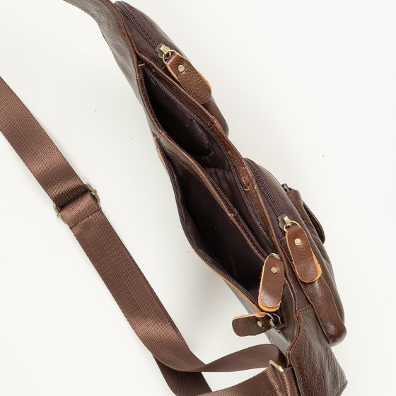 Sac à bandoulière en cuir pour homme 