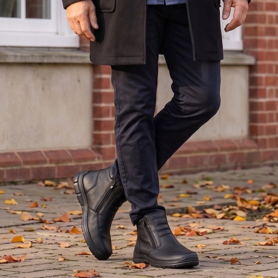 Bottines Aircomfort fourrées en peau d’agneau 