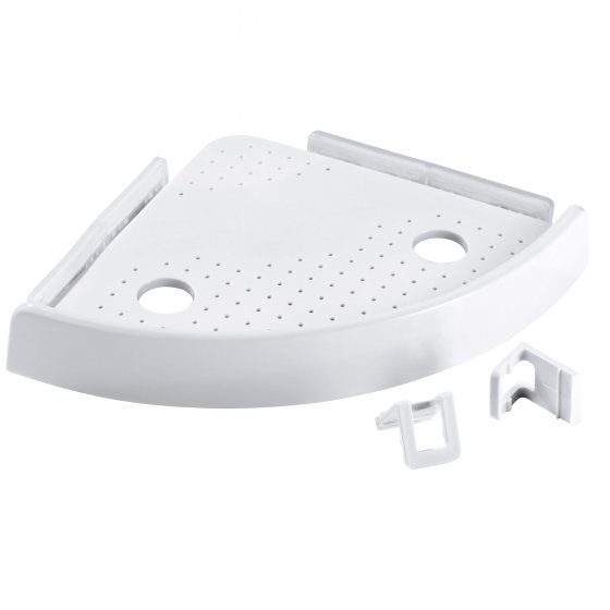 Étagère d'angle à tension 