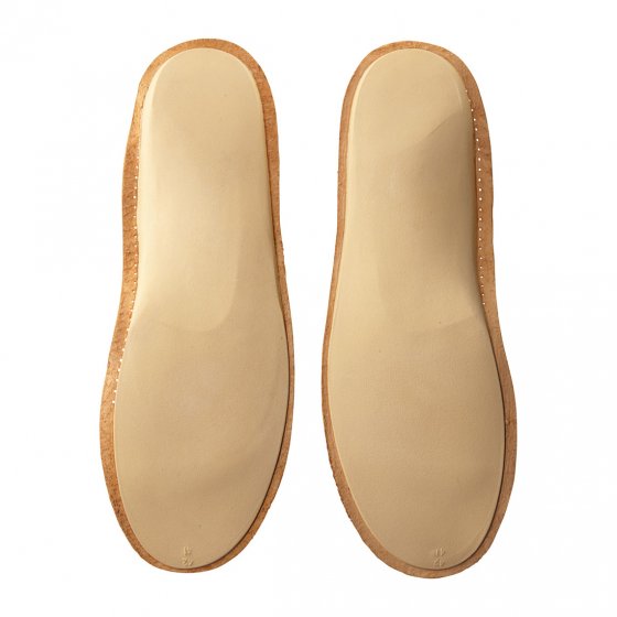 Semelle orthopédique en cuir